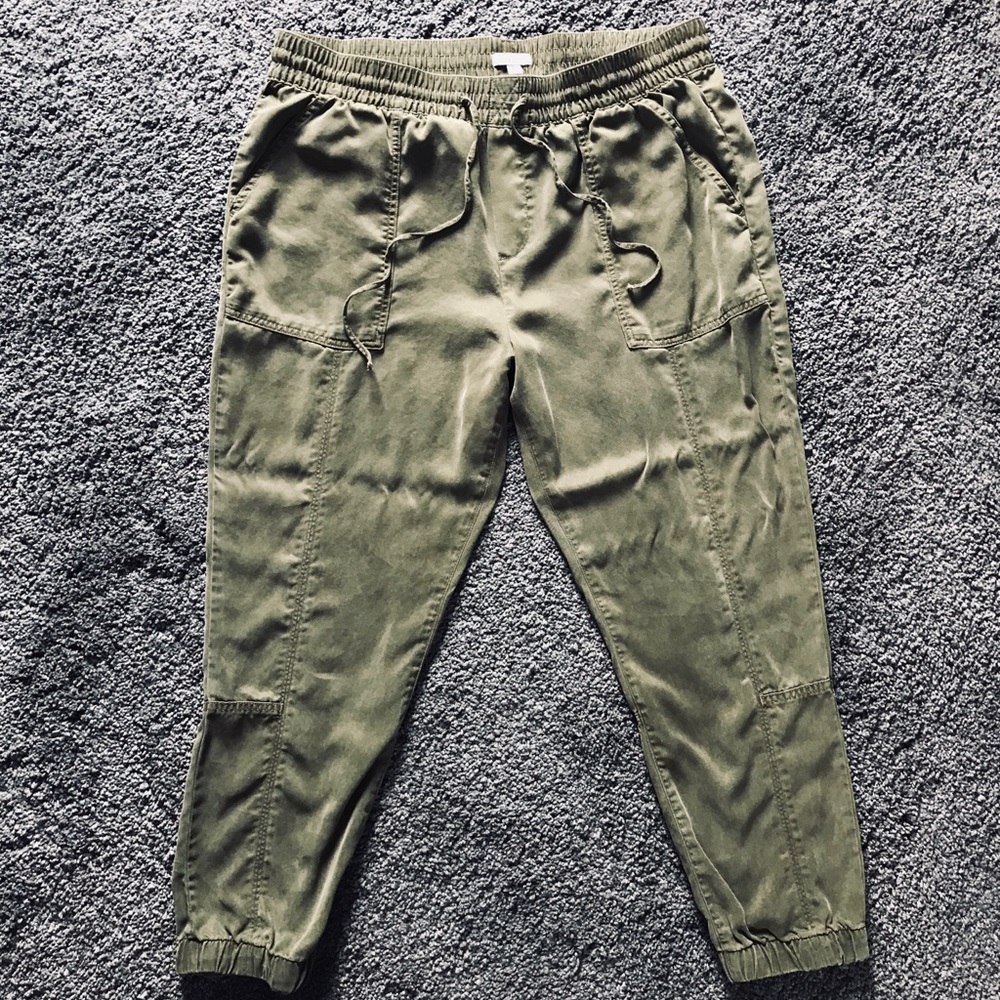 Lucky brand dark green joggers.